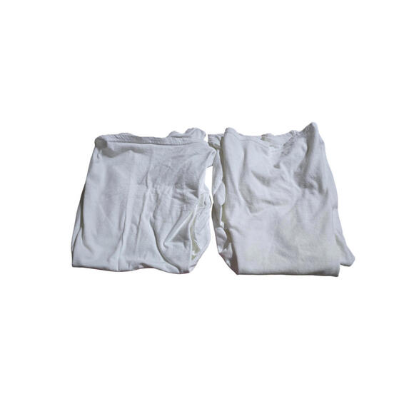 Hanes Crew Neck T-Shirt Set of 2 White - Picture 2 of 2